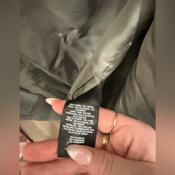 Aritzia Wilfred New Cocoon Coat, Heather Dark Grey (sold out at Aritzia) - Picture 4 of 9